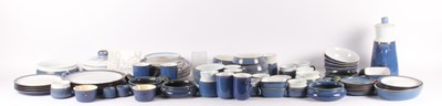 Lot 816 - A Denby blue glazed stoneware dinner service