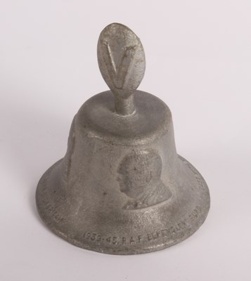 Lot 815 - A bell, apparently cast with metal from German...