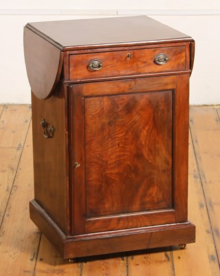 Lot 175 - A George III mahogany Croft cabinet, having...