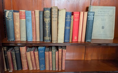 Lot 359 - A collection of vintage books, mainly military...