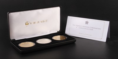 Lot 194 - The Queen's Sapphire Coronation Coin...