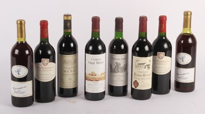 Lot 77 - Eight mixed bottles of red wine, mainly 1980s...