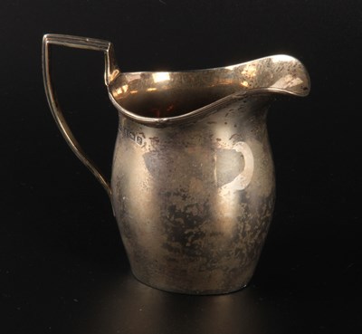 Lot 309 - A George V Art Deco silver milk jug,...