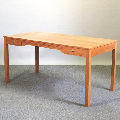 Lot 737 - A modern beech desk