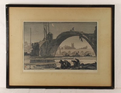 Lot 58 - Mokuchu Urushibara (Japanese, 1888-1953),...