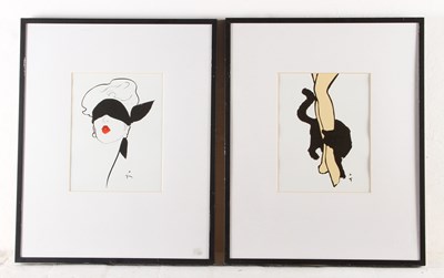 Lot 639 - After René Gruau (Italian, 1909-2004), Le Bas,...