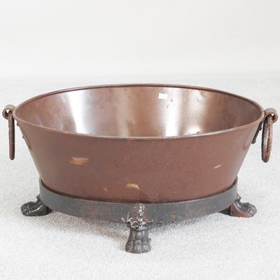 Lot 19 - A Regency style metal planter, 20th century,...