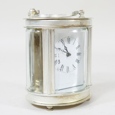 Lot 654 - A miniature silver painted modern carriage...