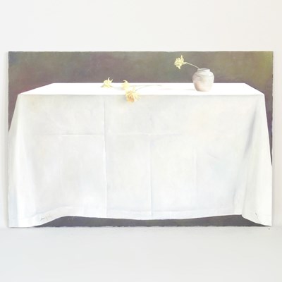 Lot 278 - David John, contemporary, daffodils, signed,...