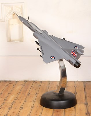 Lot 190 - A large painted metal scale model of an RAF...