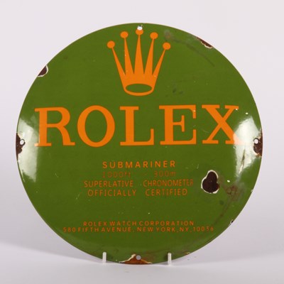 Lot 410 - Two enamel on metal signs