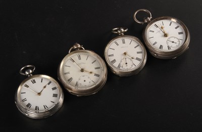 Lot 147 - A collection of openface pocket watches, three...