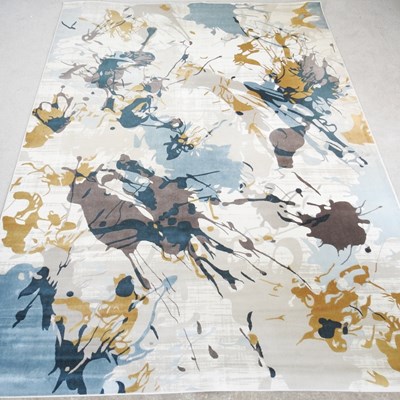 Lot 52 - A contemporary woollen carpet, with coloured...