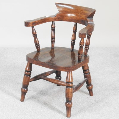 Lot 62 - A children's captains chair