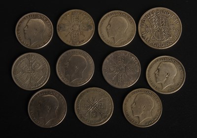 Lot 62 - A collection of UK pre-1947 silver coinage, to...