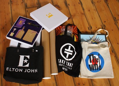 Lot 641 - A collection of band tour merchandise, for...