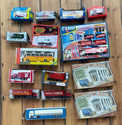 Lot 466 - A collection of die-cast model vehicles,...
