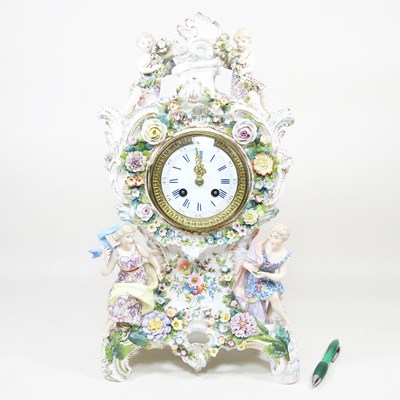 Lot 32 - An ornate early 20th century Hochst German...