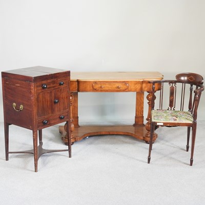 Lot 678 - A Victorian duchess dressing table, 108cm wide,...