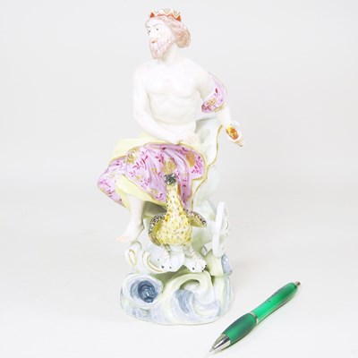 Lot 89 - A Samson porcelain figure of Jupiter, on a...