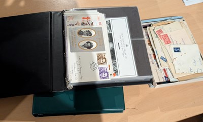 Lot 606 - Two modern ring binders of first day covers,...
