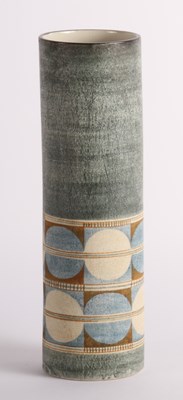 Lot 214 - Penny Black for Troika, a large cylinder vase,...
