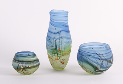 Lot 80 - Three Norman Stewart Clarke 'Cornish Meadow'...