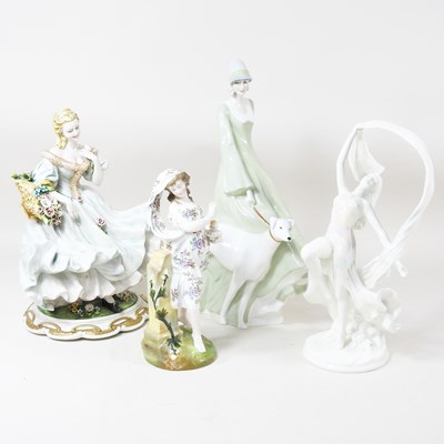 Lot 218 - A Royal Doulton Reflections figure, Strolling,...