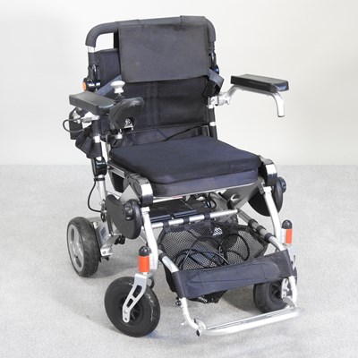 Lot 376 - A folding electric powered mobility chair