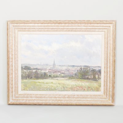 Lot 67 - Andrew King, b1956, view of Norwich from...