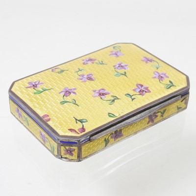 Lot 5 - An early 20th century continental silver and...
