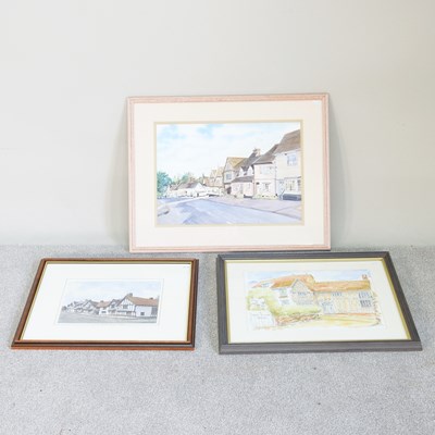 Lot 216 - Jim Peck, contemporary, The Lavenham Swan,...