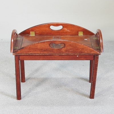 Lot 661 - A modern butler's tray, on stand