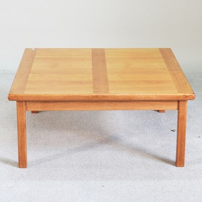 Lot 592 - A 1970s ABJ Danish teak coffee table, of...