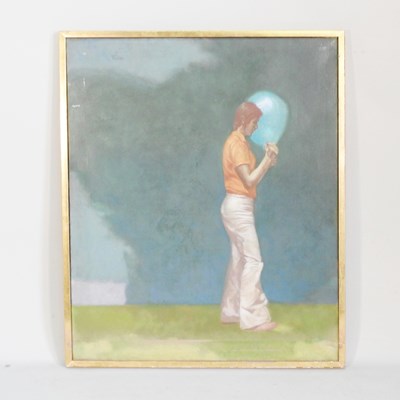 Lot 296 - American school, 20th century, boy with...