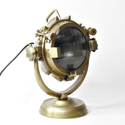 Lot 634 - A table lamp, in the form of a spotlight