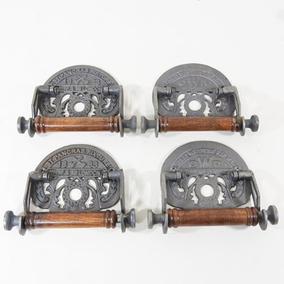 Lot 328 - A set of four vintage style GWR toilet roll...