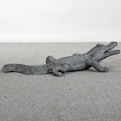 Lot 327 - A large cast metal garden sculpture of a...