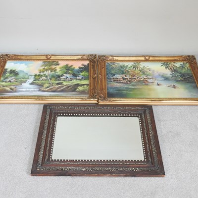 Lot 684 - Thai school, 20th century,  oil on canvas...