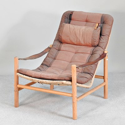 Lot 82 - A vintage Bror Boike design 'Junker' reclining...