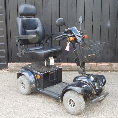 Lot 442 - A black drive electric mobility scooter, with...