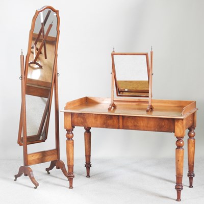 Lot 582 - A Victorian mahogany wash stand, 114cm wide,...