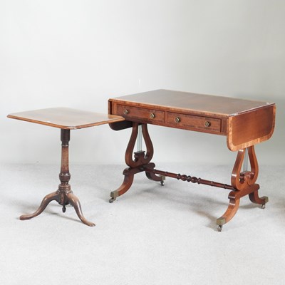 Lot 546 - A good quality Regency style mahogany and...