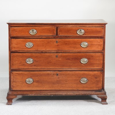 Lot 292 - A 19th century mahogany chest of drawers,...