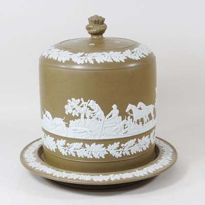 Lot 36 - A 19th century Staffordshire Jasperware...