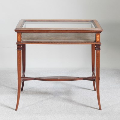 Lot 119 - A good Edwardian mahogany and inlaid...