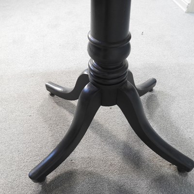 Lot 545 - A rustic grey painted dining table, with a...