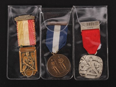 Lot 150 - A group of three shooting medals, including...