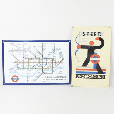 Lot 268 - A modern London Underground advertising sign,...