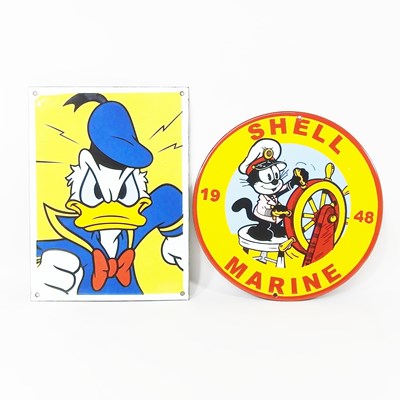 Lot 591 - A modern Mickey Mouse advertising sign,...
